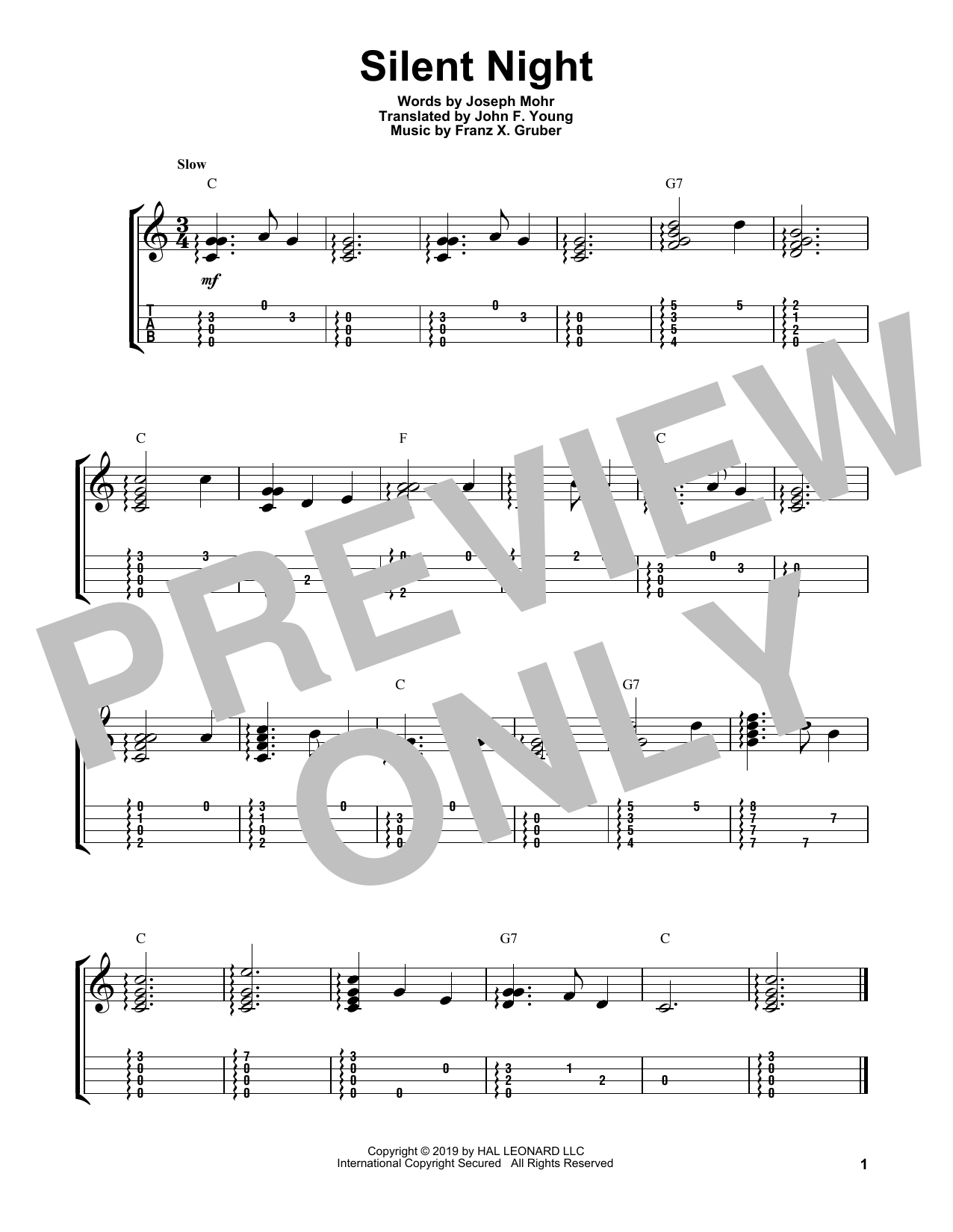 Learn to play Franz X. Grüber Silent Night sheet music for Easy Ukulele Tab in minutes. Franz X. Grüber Silent Night sheet music notes and chords. Download Printable PDF.