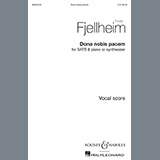 Download or print Frode Fjellheim Dona Nobis Pacem Sheet Music Printable PDF 10-page score for Concert / arranged SATB Choir SKU: 190838