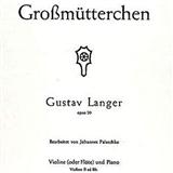 Download or print G. Langer Grossmutterchen Sheet Music Printable PDF 3-page score for German / arranged Piano, Vocal & Guitar Chords (Right-Hand Melody) SKU: 69219