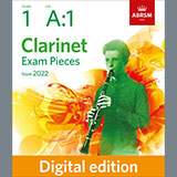 Download or print Gaetano Donizetti Senti! La danza invitaci (Grade 1 List A1 from the ABRSM Clarinet syllabus from 2022) Sheet Music Printable PDF 4-page score for Classical / arranged Clarinet Solo SKU: 493938