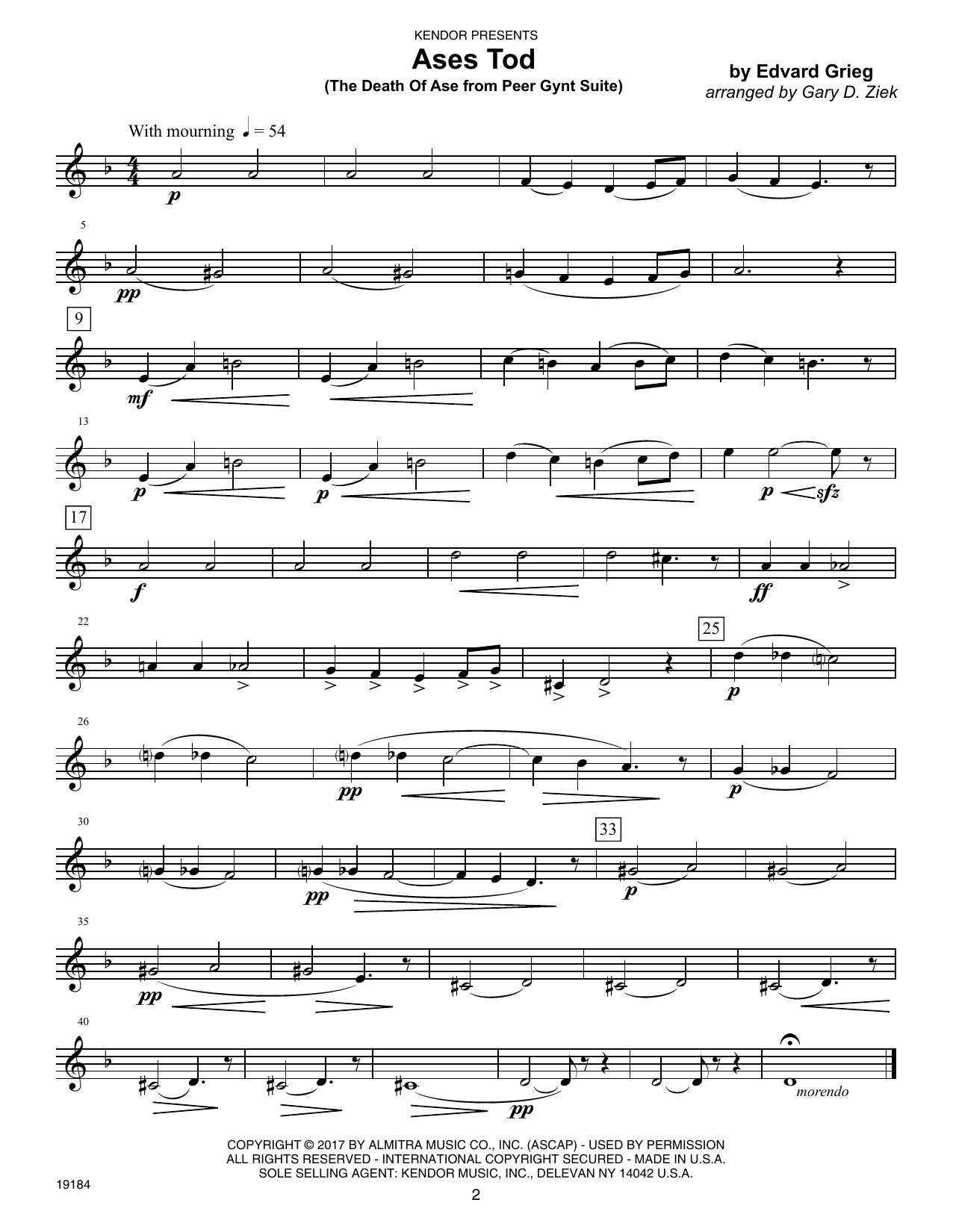 Garry D. Ziek Classics For Brass Quintet - 2nd Trumpet sheet music notes and chords. Download Printable PDF.