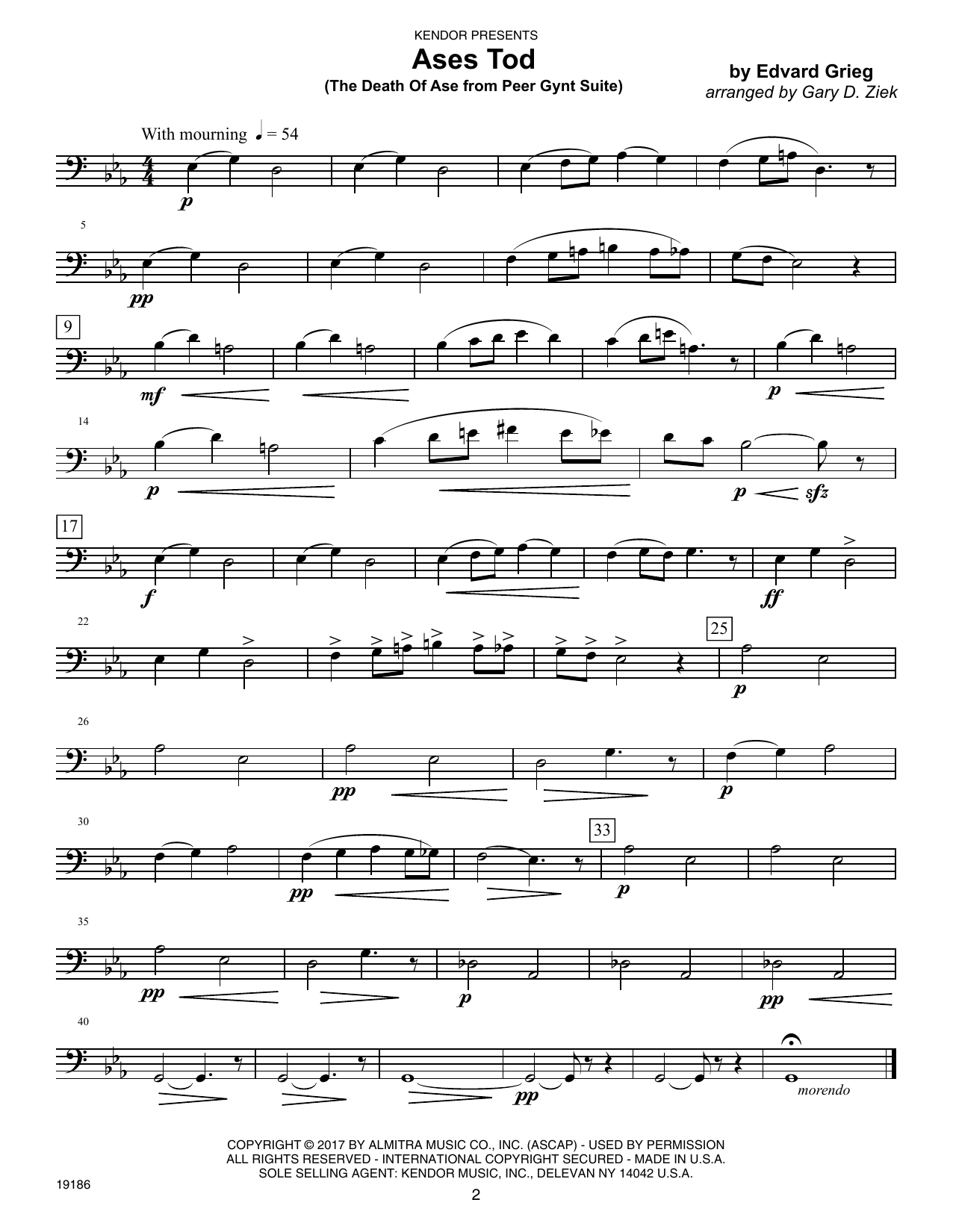 Garry D. Ziek Classics For Brass Quintet - Trombone sheet music notes and chords. Download Printable PDF.