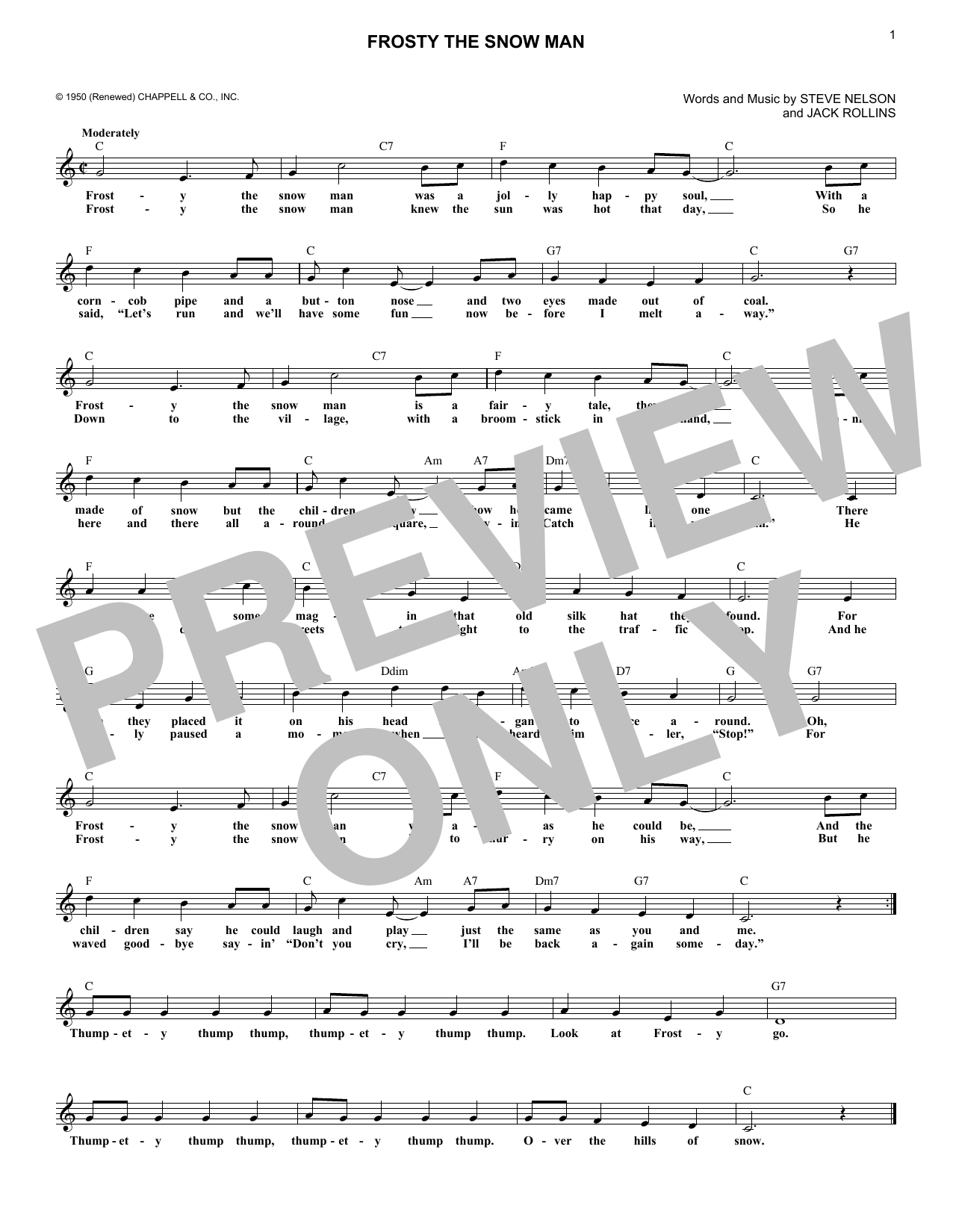 Learn to play Gene Autry Frosty The Snowman sheet music for Big Note Piano in minutes. Gene Autry Frosty The Snowman sheet music notes and chords. Download Printable PDF.