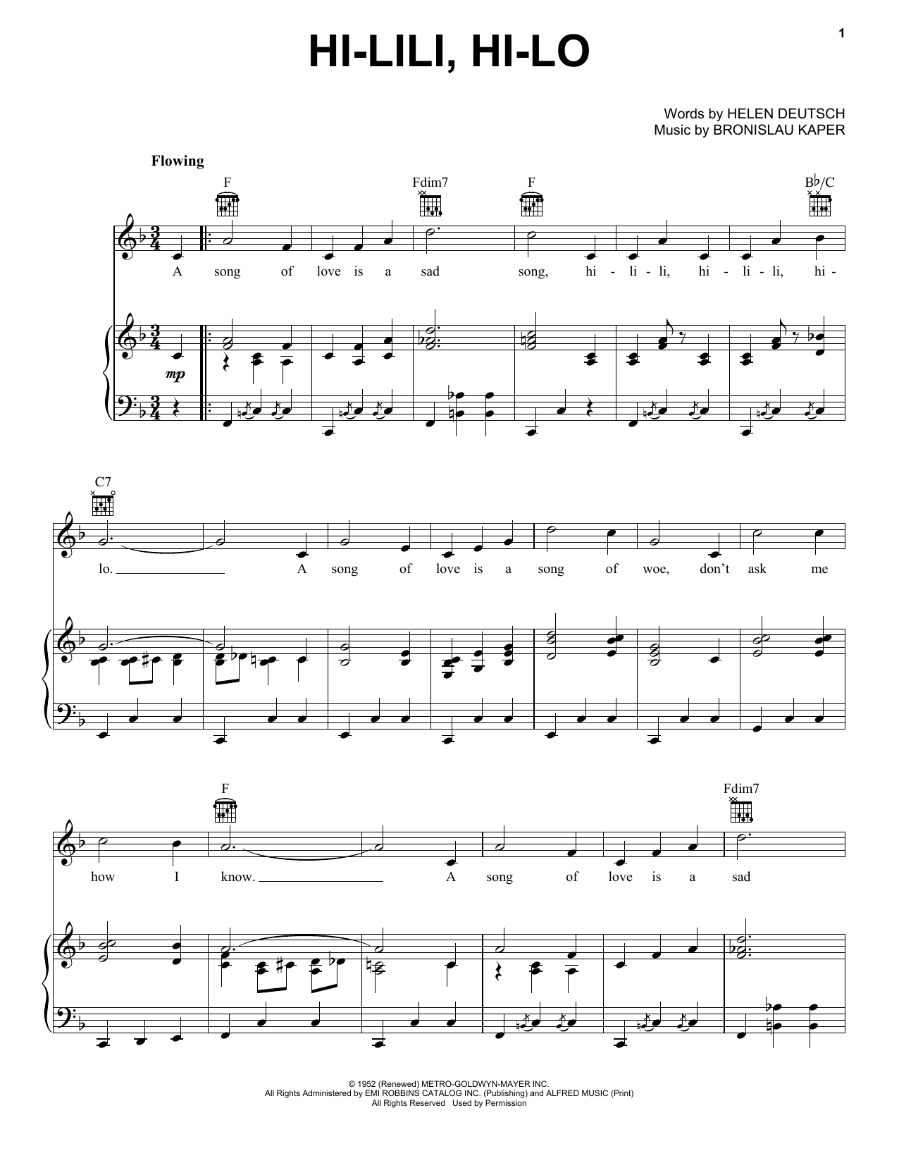 Learn to play Gene Vincent Hi-lili, Hi-lo sheet music for Piano, Vocal & Guitar (Right-Hand Melody) in minutes. Gene Vincent Hi-lili, Hi-lo sheet music notes and chords. Download Printable PDF.