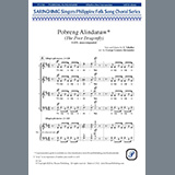 Download or print George Gemora Hernandez Pobreng Alindanaw (The Poor Dragonfly) Sheet Music Printable PDF 12-page score for A Cappella / arranged SATB Choir SKU: 1319406