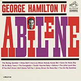 Download or print George Hamilton IV Abilene Sheet Music Printable PDF 1-page score for Country / arranged Easy Lead Sheet / Fake Book SKU: 188635