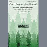 Download or print Mary Donnelly Good People, Now Rejoice! (arr. George L.O. Strid) Sheet Music Printable PDF 11-page score for Concert / arranged 3-Part Mixed Choir SKU: 97831