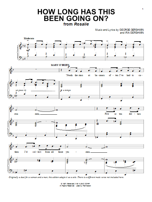 Learn to play George Gershwin How Long Has This Been Going On? sheet music for Piano & Vocal in minutes. George Gershwin How Long Has This Been Going On? sheet music notes and chords. Download Printable PDF.