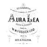 Download or print George R. Poulton Aura Lee Sheet Music Printable PDF 1-page score for Folk / arranged Super Easy Piano SKU: 515650