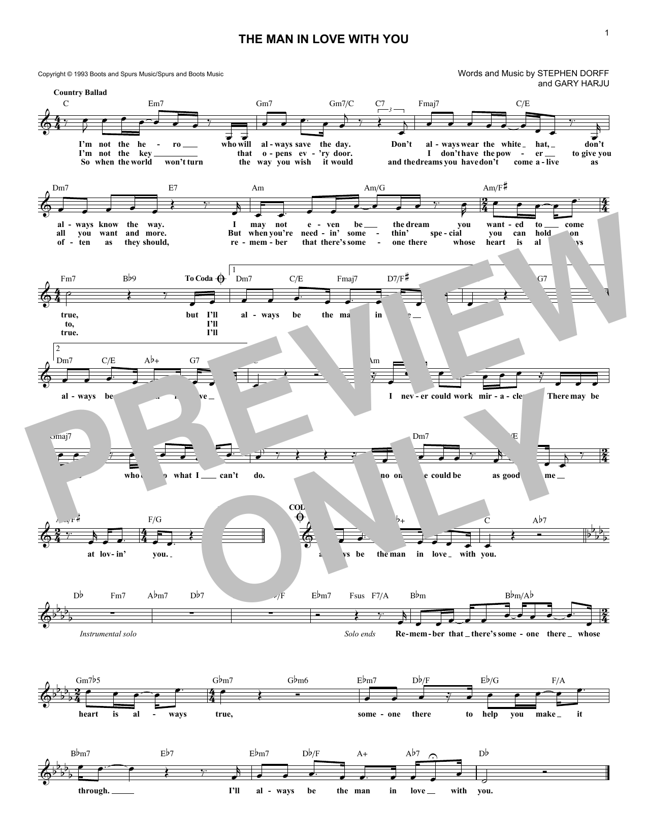 Learn to play George Strait The Man In Love With You sheet music for Lead Sheet / Fake Book in minutes. Price: 5.9900$ George Strait The Man In Love With You sheet music notes and chords arranged for Lead Sheet / Fake Book