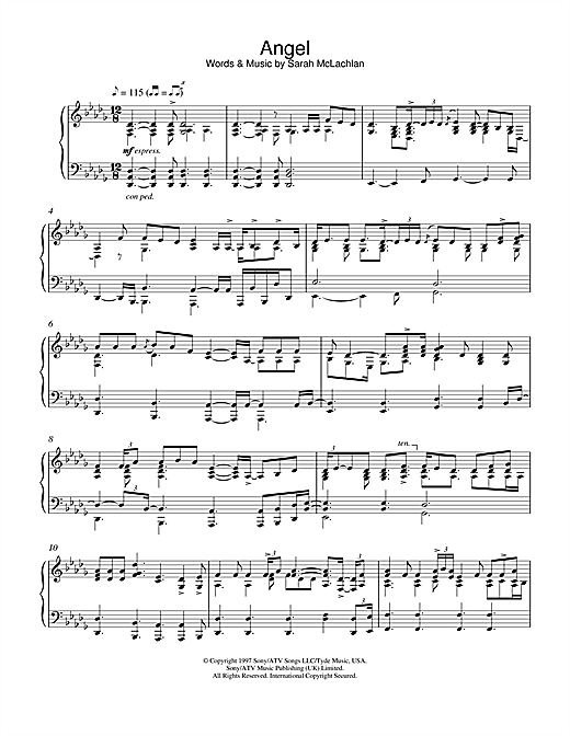 George Winston Angel sheet music notes and chords. Download Printable PDF.