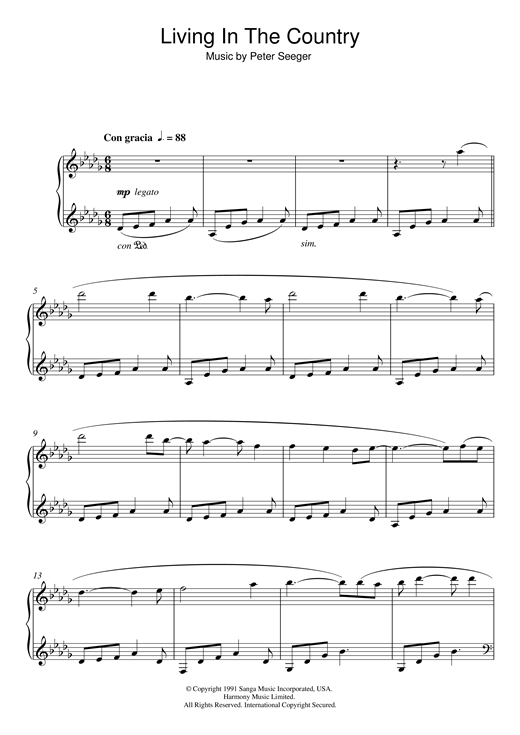 Learn to play George Winston Living In The Country sheet music for Piano Solo in minutes. George Winston Living In The Country sheet music notes and chords