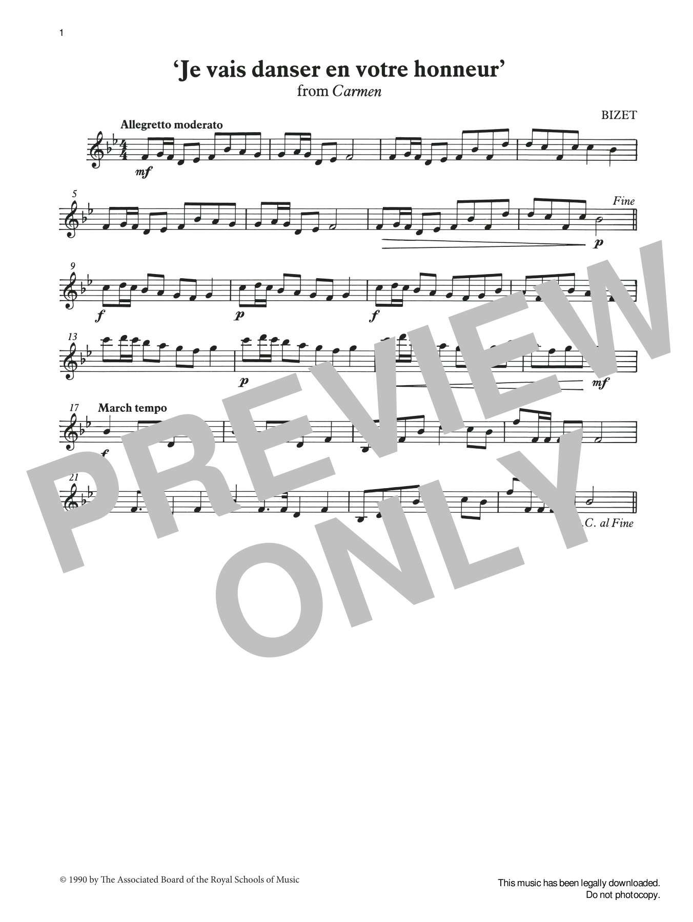 Learn to play Georges Bizet Je vais danser en votre honneur from Graded Music for Tuned Percussion, Book I sheet music for Percussion Solo in minutes. Price: 4.4900$ Georges Bizet Je vais danser en votre honneur from Graded Music for Tuned Percussion, Book I sheet music notes and chords arranged for Percussion Solo