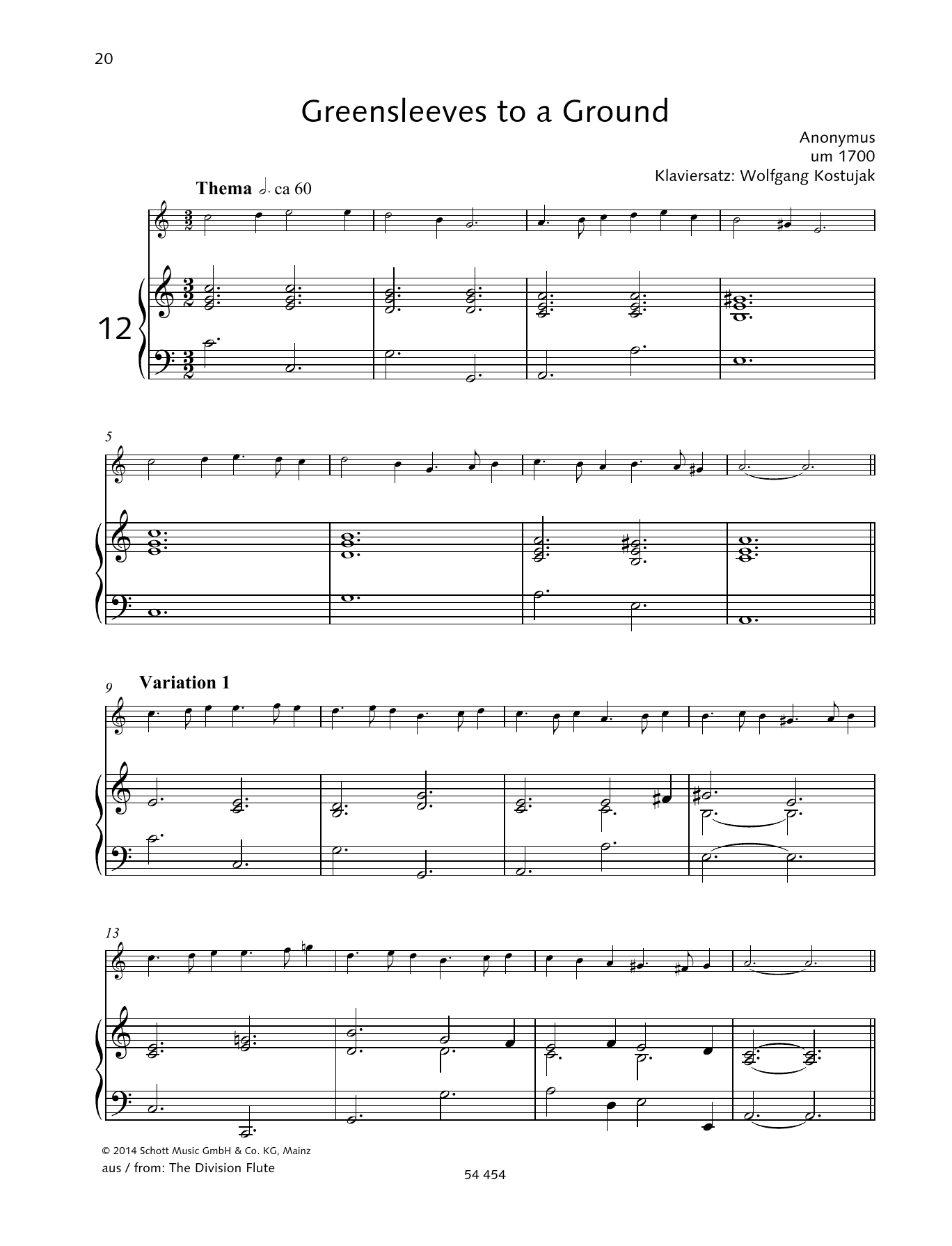 Learn to play Gerda Koppelkamm-Martini Greensleeves to a Ground sheet music for Woodwind Solo in minutes. Price: 4.4900$ Gerda Koppelkamm-Martini Greensleeves to a Ground sheet music notes and chords arranged for Woodwind Solo