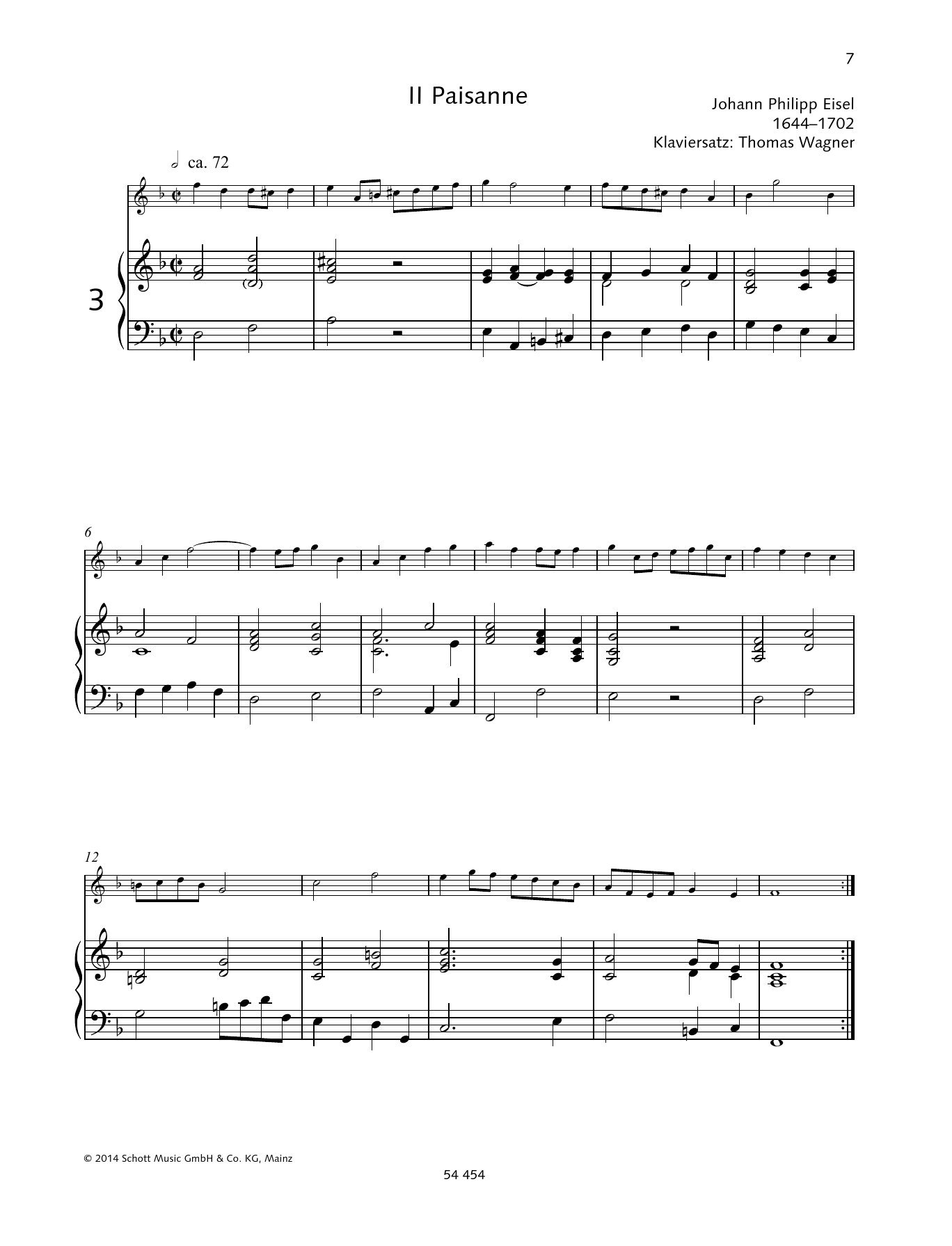 Gerda Koppelkamm-Martini Il Paisanne sheet music notes and chords. Download Printable PDF.