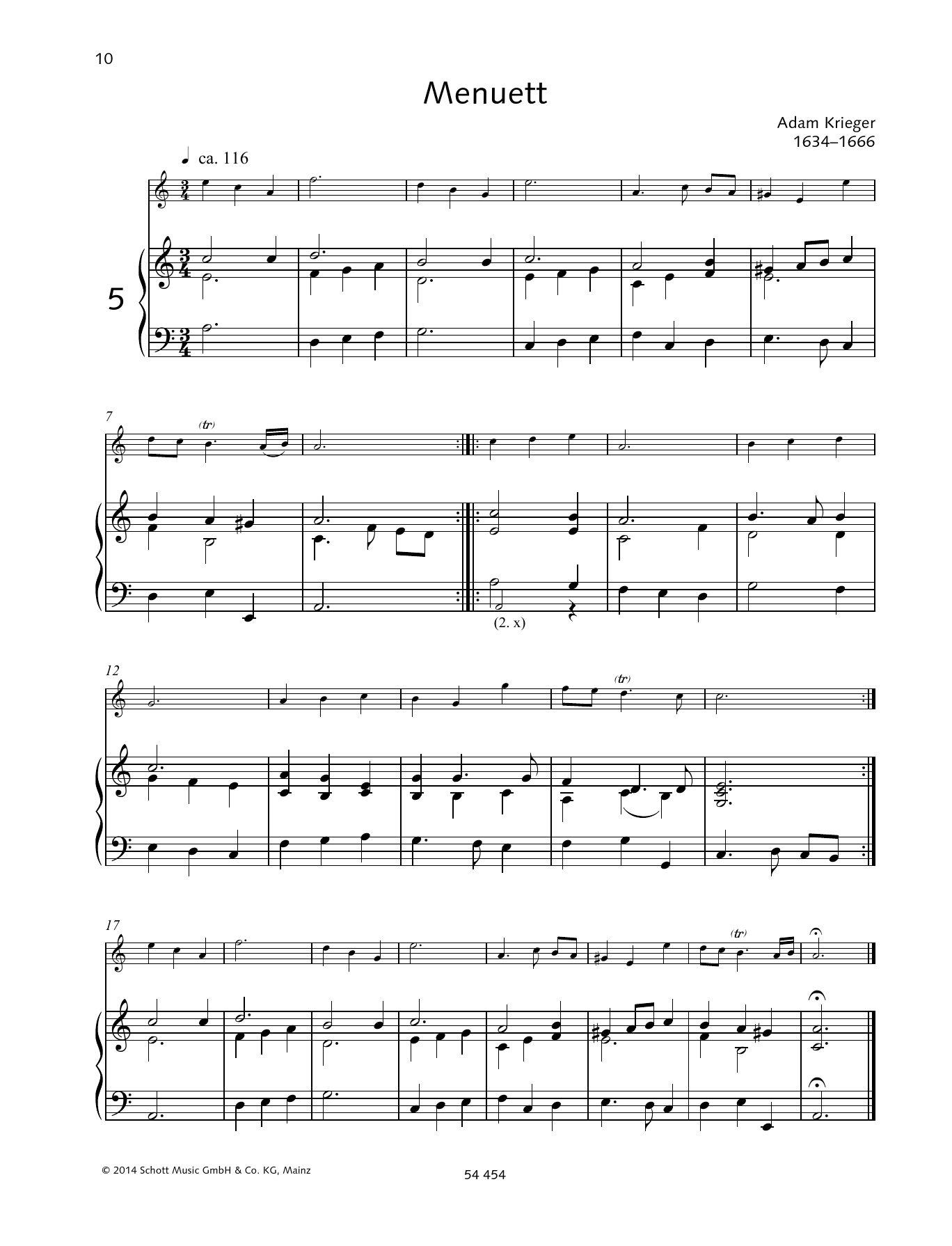 Gerda Koppelkamm-Martini Minuet sheet music notes and chords. Download Printable PDF.