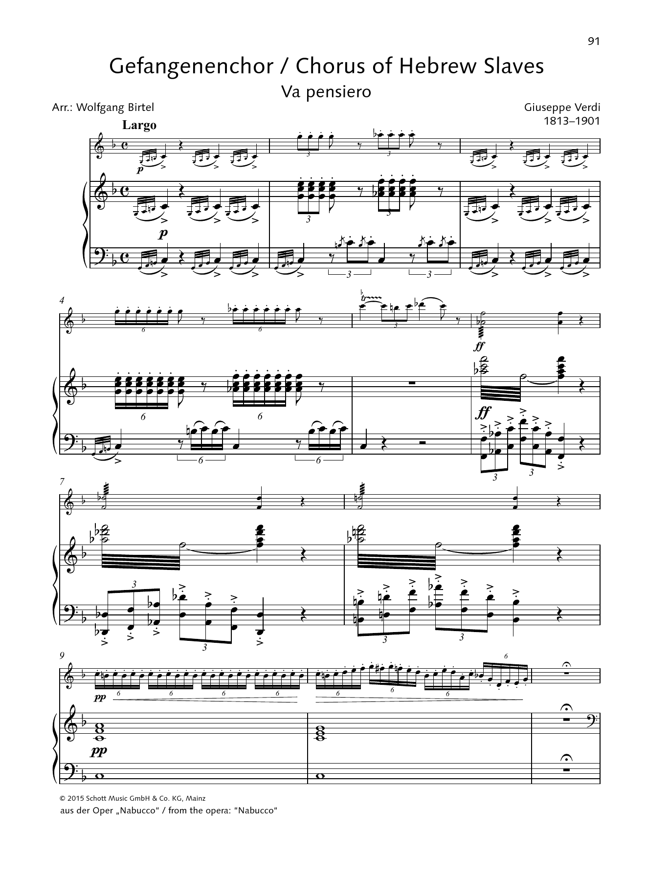 Learn to play Giuseppe Verdi Chorus of the Hebrew Slaves sheet music for String Solo in minutes. Price: 4.4900$ Giuseppe Verdi Chorus of the Hebrew Slaves sheet music notes and chords arranged for String Solo