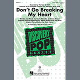 Download or print Glee Cast Don't Go Breaking My Heart (arr. Mark Brymer) Sheet Music Printable PDF 14-page score for Pop / arranged 3-Part Mixed Choir SKU: 82228