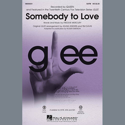Glee Cast Somebody To Love (arr. Roger Emerson) Profile Image