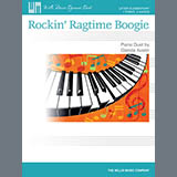 Download or print Glenda Austin Rockin' Ragtime Boogie Sheet Music Printable PDF 6-page score for Jazz / arranged Piano Duet SKU: 73645