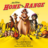 Download or print Glenn Slater (You Ain't) Home On The Range - Main Title Sheet Music Printable PDF 3-page score for Disney / arranged Piano, Vocal & Guitar Chords (Right-Hand Melody) SKU: 28145