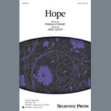 Download or print Greg Gilpin Hope Sheet Music Printable PDF 2-page score for Concert / arranged SATB Choir SKU: 154811