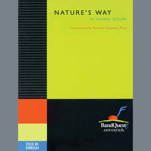 Gunther Schuller Nature's Way - Baritone B.C. Profile Image