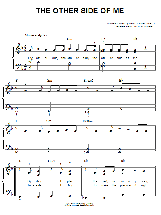 Learn to play Hannah Montana The Other Side Of Me sheet music for Easy Piano in minutes. Price: 6.9900$ Hannah Montana The Other Side Of Me sheet music notes and chords arranged for Easy Piano