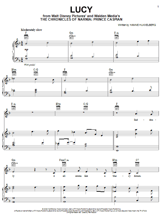 Hanne Hukkelberg Lucy sheet music notes and chords. Download Printable PDF.