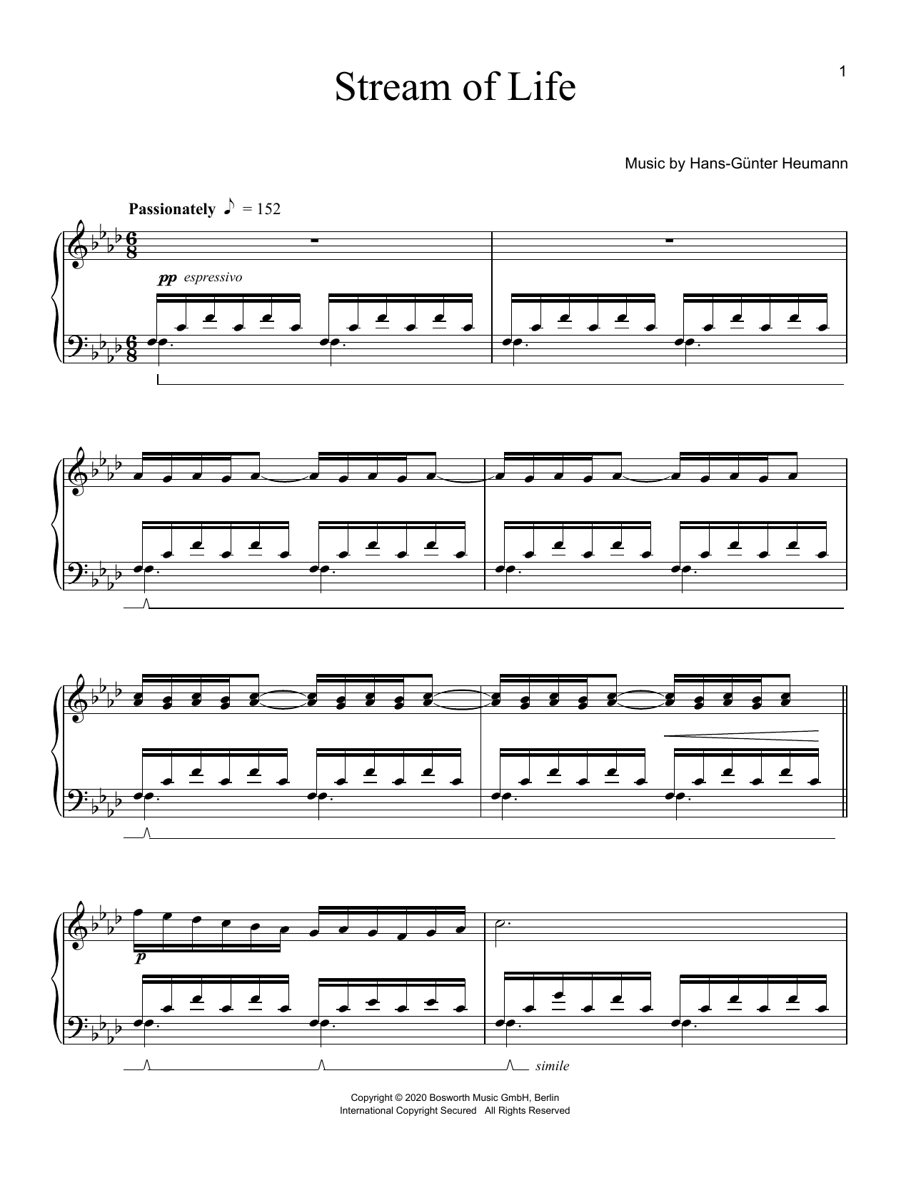 Hans-Günter Heumann Stream Of Life sheet music notes and chords. Download Printable PDF.