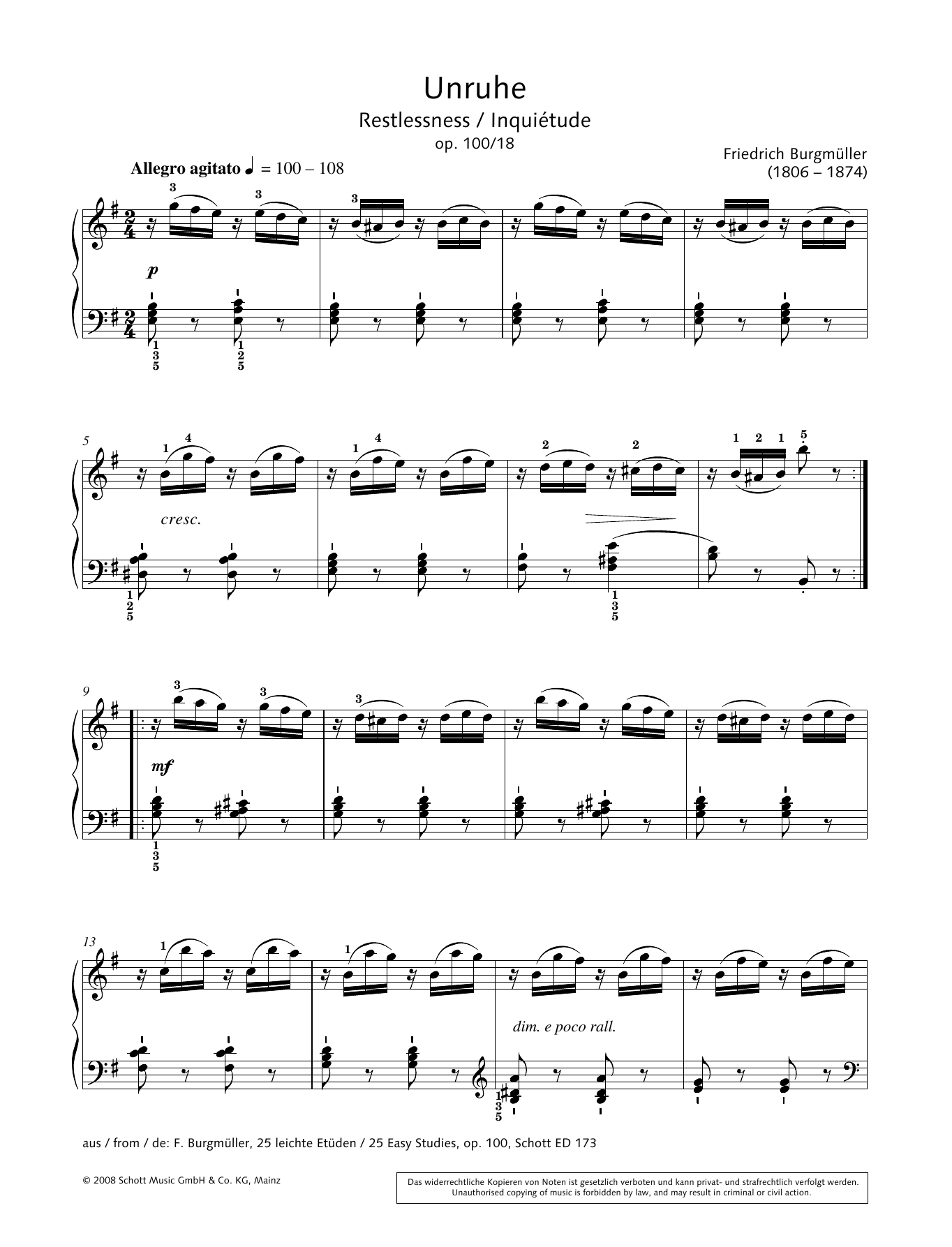 Learn to play Hans-Gunter Heumann Restlessness sheet music for Piano Solo in minutes. Price: 6.9900$ Hans-Gunter Heumann Restlessness sheet music notes and chords arranged for Piano Solo
