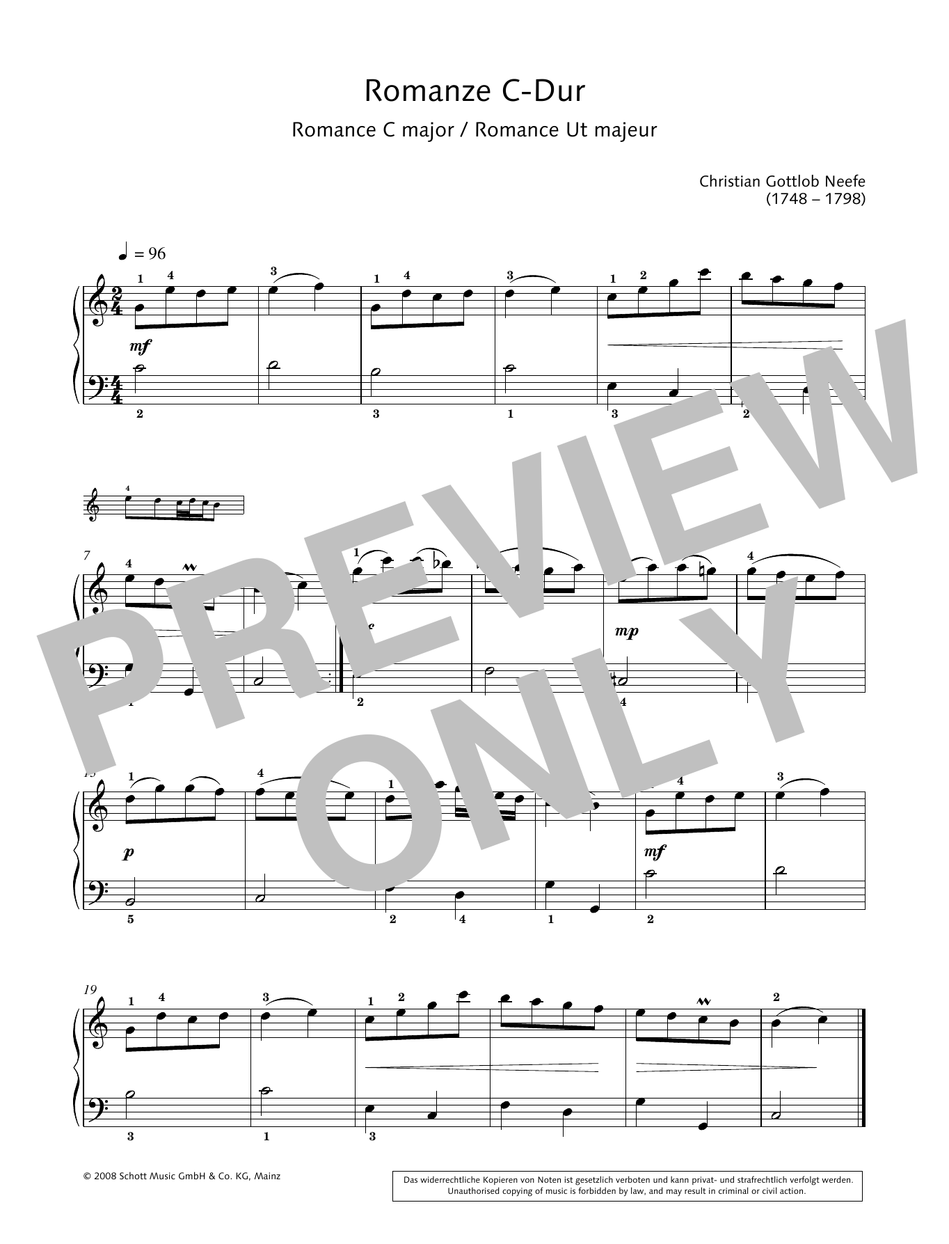 Learn to play Hans-Gunter Heumann Romance in C major sheet music for Piano Solo in minutes. Price: 6.9900$ Hans-Gunter Heumann Romance in C major sheet music notes and chords arranged for Piano Solo