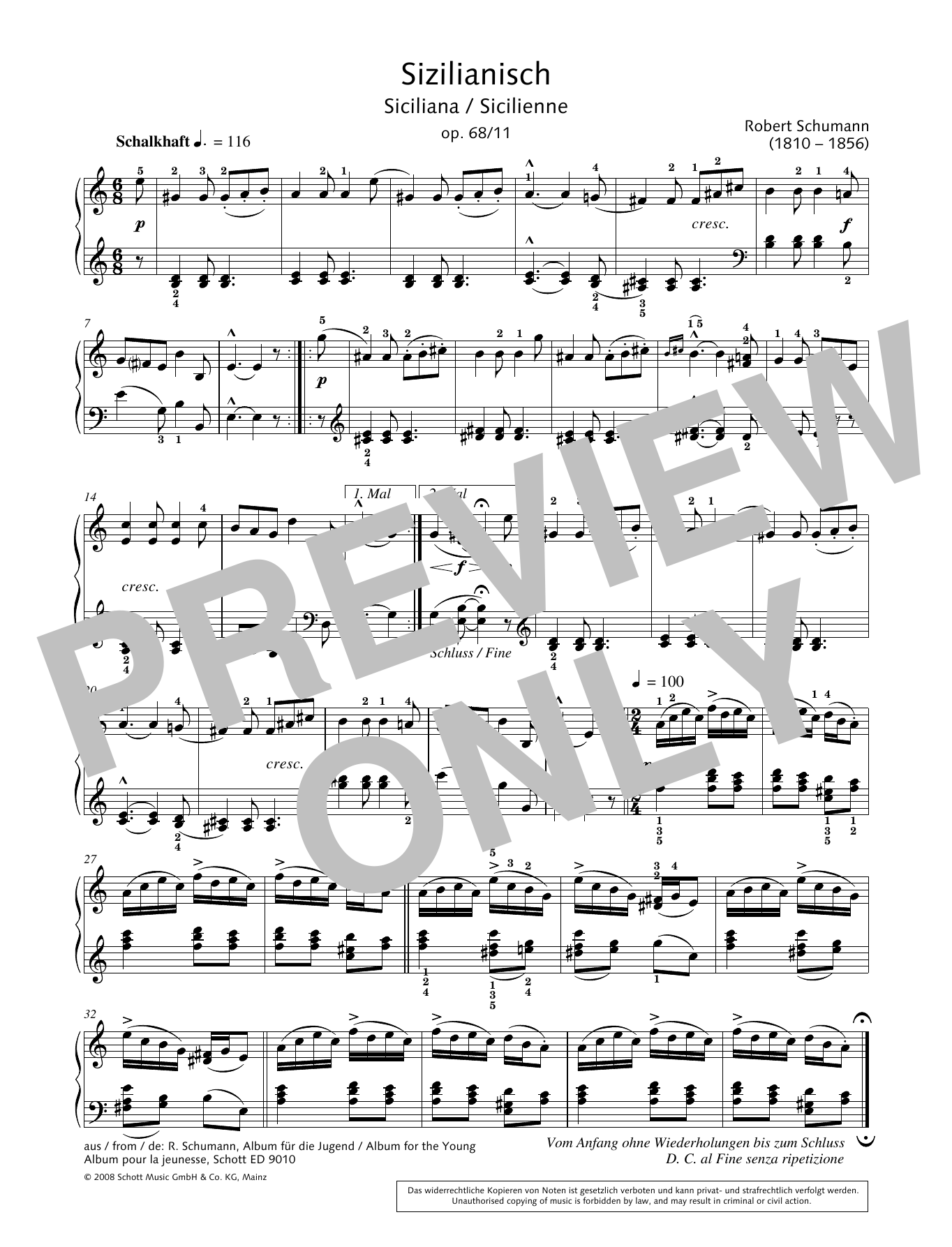 Learn to play Hans-Gunter Heumann Siciliana sheet music for Piano Solo in minutes. Price: 6.9900$ Hans-Gunter Heumann Siciliana sheet music notes and chords arranged for Piano Solo
