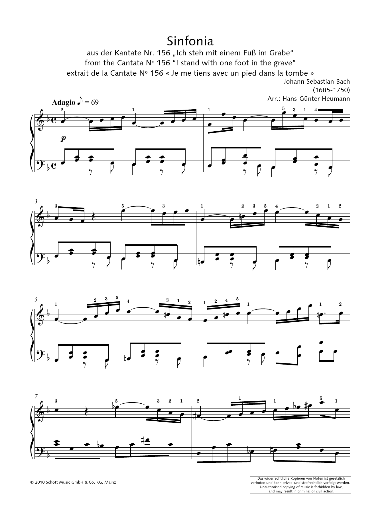 Hans-Gunter Heumann Sinfonia sheet music notes and chords. Download Printable PDF.