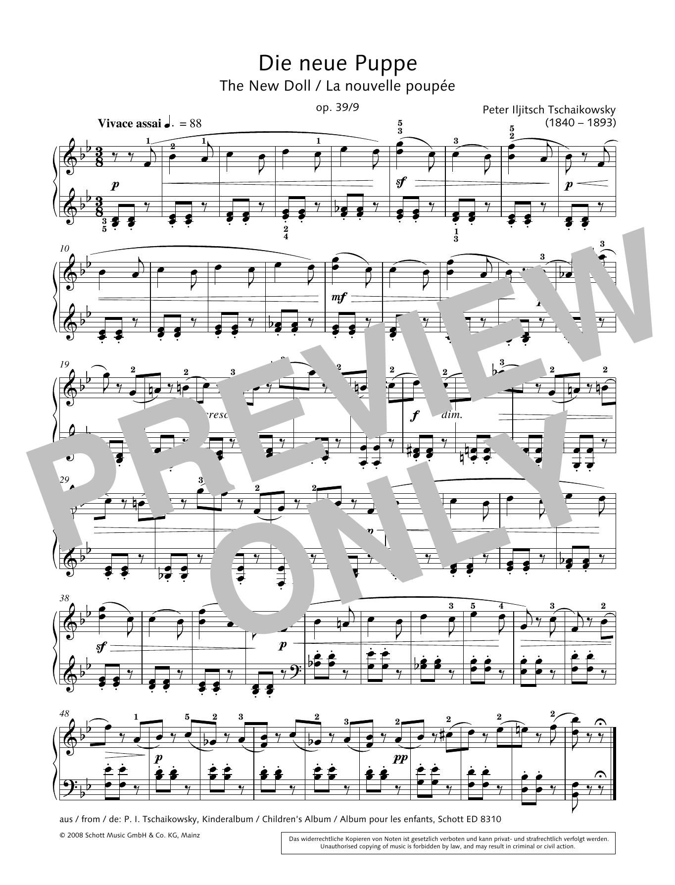 Hans-Gunter Heumann The New Doll sheet music notes and chords. Download Printable PDF.