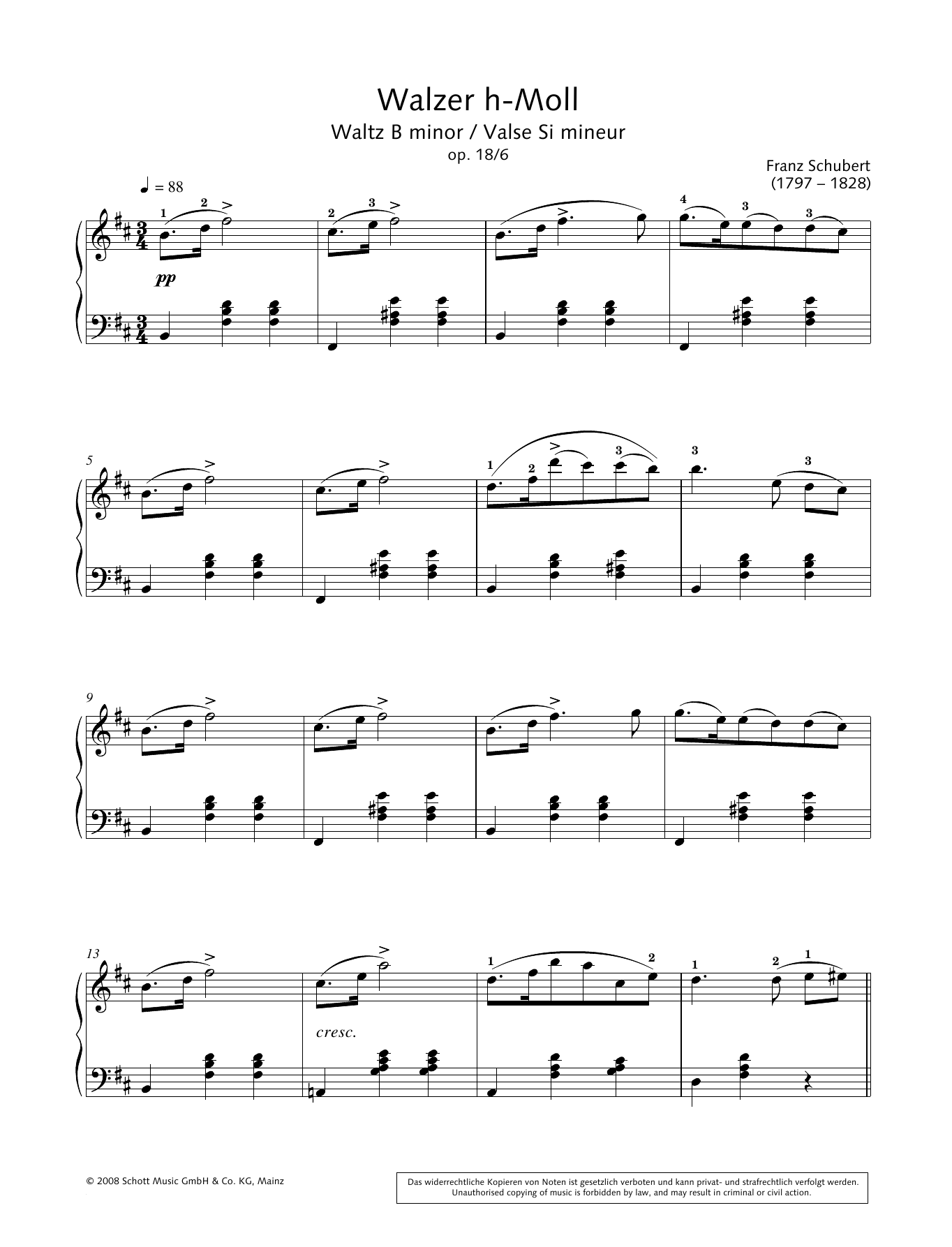 Learn to play Hans-Gunter Heumann Waltz in B minor sheet music for Piano Solo in minutes. Price: 6.9900$ Hans-Gunter Heumann Waltz in B minor sheet music notes and chords arranged for Piano Solo
