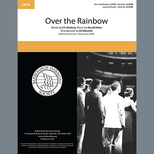 Harold Arlen & E.Y. Harburg Over The Rainbow (arr. Ed Waesche) Profile Image