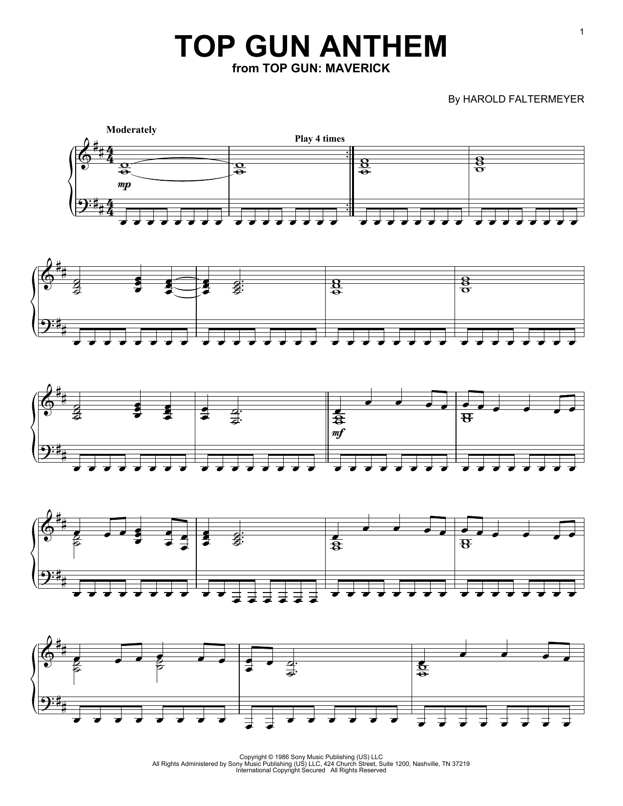 Harold Faltermeyer - Top Gun Anthem (The Intro) (2016 Composers Cut):  listen with lyrics