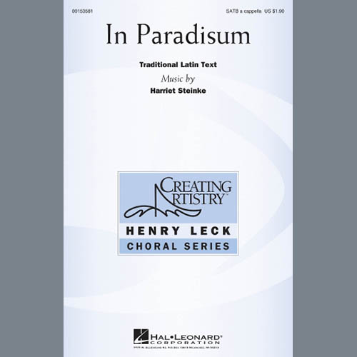 Harriet Steinke Download Printable PDF Score Easily Download Harriet Steinke Printable PDF piano music notes, guitar tabs for SATB Choir. Transpose or transcribe this score in no time - Learn how to play song progression.