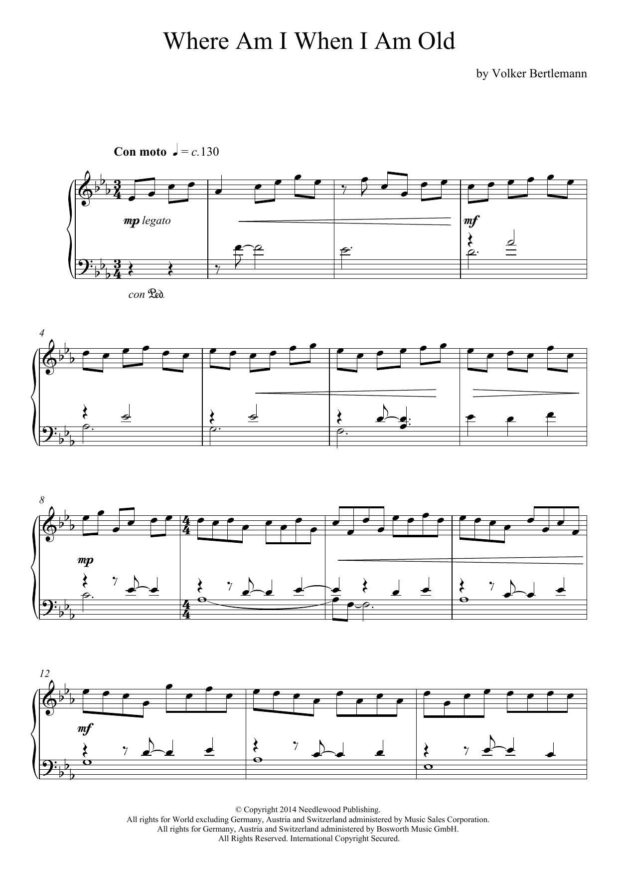 Learn to play Hauschka Where Am I When I Am Old sheet music for Piano Solo in minutes. Hauschka Where Am I When I Am Old sheet music notes and chords. Download Printable PDF.