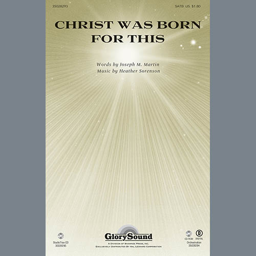 Heather Sorenson Christ Was Born For This - Percussion 1 & 2 Profile Image