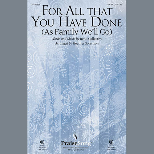 For All That You Have Done (As Family We'll Go) cover image