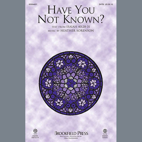 Easily Download Heather Sorenson Printable PDF piano music notes, guitar tabs for SATB Choir. Transpose or transcribe this score in no time - Learn how to play song progression.