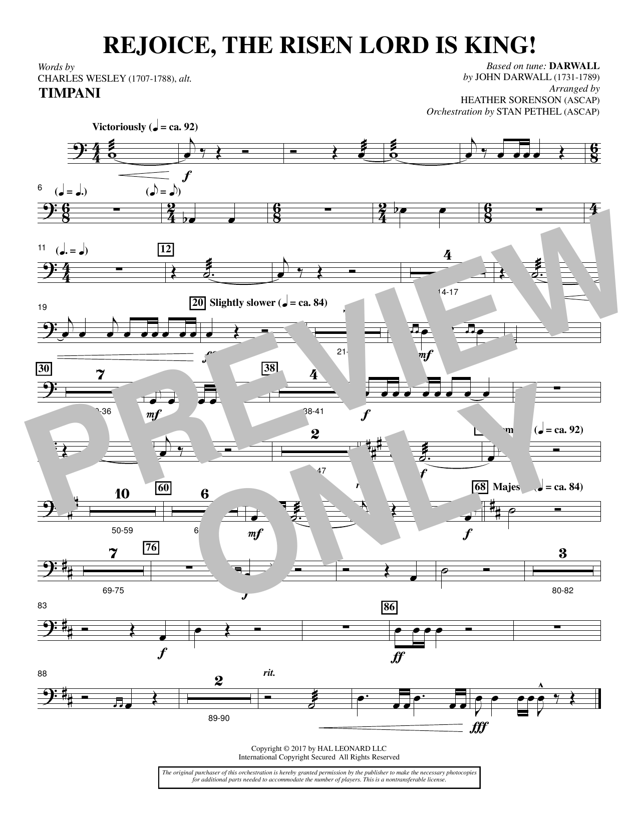 Learn to play Heather Sorenson Rejoice, the Risen Lord Is King! - Timpani sheet music for Choir Instrumental Pak in minutes. Price: 8.9900$ Heather Sorenson Rejoice, the Risen Lord Is King! - Timpani sheet music notes and chords arranged for Choir Instrumental Pak