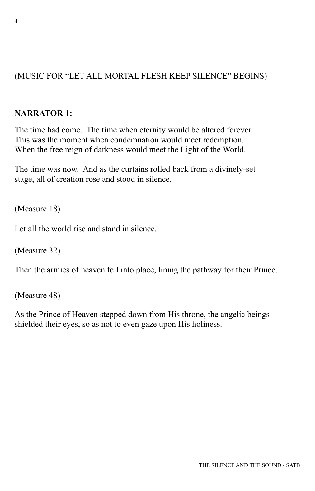 Learn to play Heather Sorenson The Silence and The Sound sheet music for SATB Choir in minutes. Heather Sorenson The Silence and The Sound sheet music notes and chords. Download Printable PDF.
