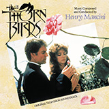 Download or print Henry Mancini Anywhere The Heart Goes (from The Thorn Birds) Sheet Music Printable PDF 3-page score for Film/TV / arranged Piano, Vocal & Guitar Chords (Right-Hand Melody) SKU: 1270231