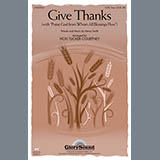 Download or print Henry Smith Give Thanks (arr. Vicki Tucker Courtney) Sheet Music Printable PDF 11-page score for Contemporary / arranged SATB Choir SKU: 88545