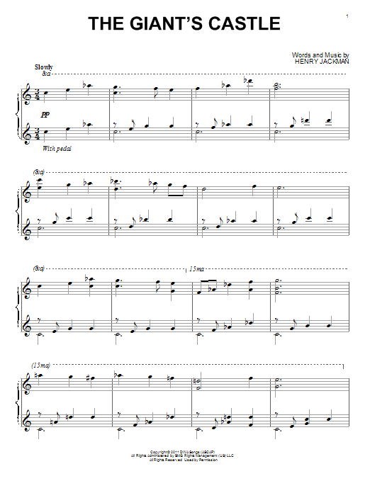 Learn to play Henry Jackman The Giant's Castle sheet music for Piano Solo in minutes. Henry Jackman The Giant's Castle sheet music notes and chords. Download Printable PDF.