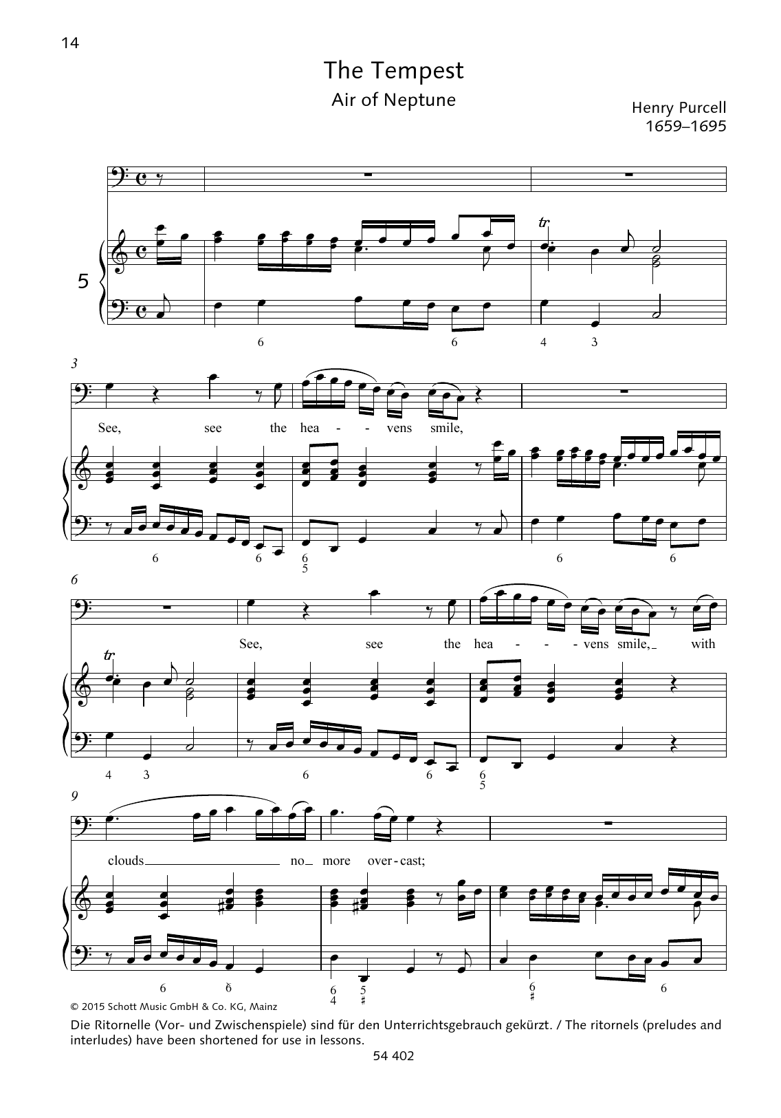 Learn to play Henry Purcell See, see, the heavens smile sheet music for Piano & Vocal in minutes. Price: 6.9900$ Henry Purcell See, see, the heavens smile sheet music notes and chords arranged for Piano & Vocal