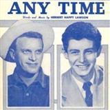 Download or print Eddy Arnold Any Time Sheet Music Printable PDF 1-page score for Pop / arranged Lead Sheet / Fake Book SKU: 179720